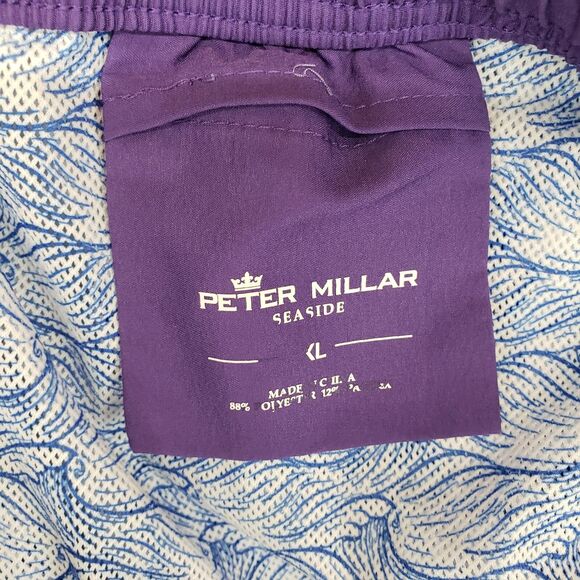 Peter Millar Seaside Swim Shorts Mens XL‎ Purple Transfusion Boom Boom Trunks - Picture 3 of 5